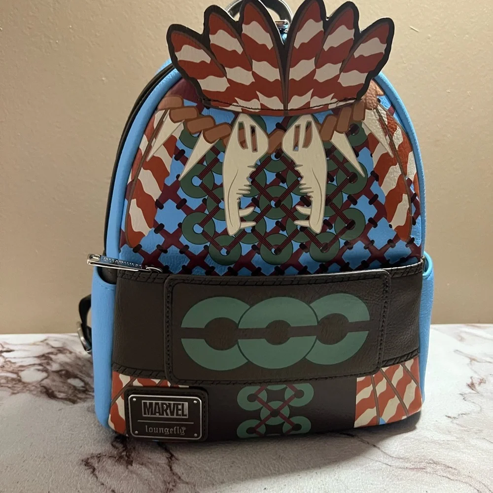 Disney Parks Loungefly Marvel Black Panther Wakanda Forever Mini Backpack NWT